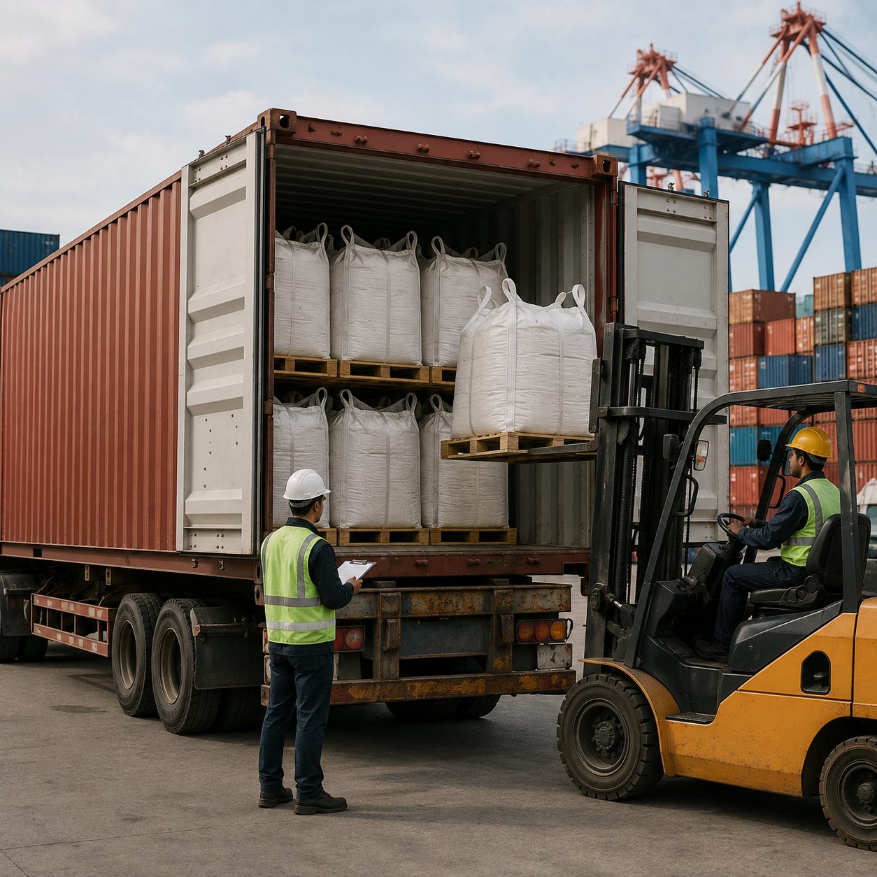 Export jumbo bag packaging